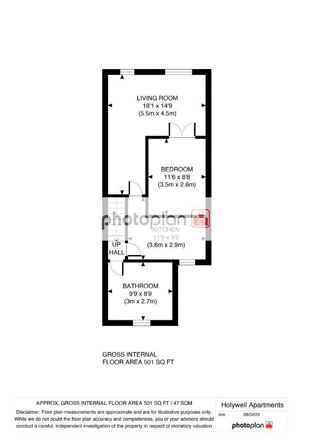 Holywell Apartment - Luxury One Bedroom Apartment 외부 사진